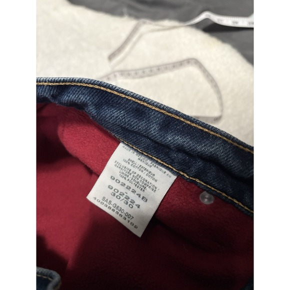 Cabelas Mens Blue Denim Straight Lined Jeans Size 30x30 Pants - Picture 8 of 9